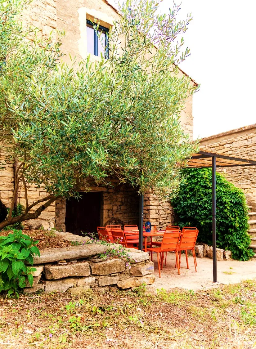 Aménagement terrasse privative Domaine Baubiac